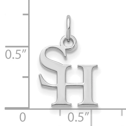 Sterling Silver Rhodium Plated Logoart Sam Houston State University Extra Small Pendant