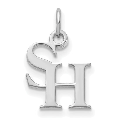 Sterling Silver Rhodium Plated Logoart Sam Houston State University Extra Small Pendant