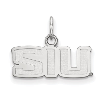 14K White Gold Logoart Southern Illinois University S I U Extra Small Pendant
