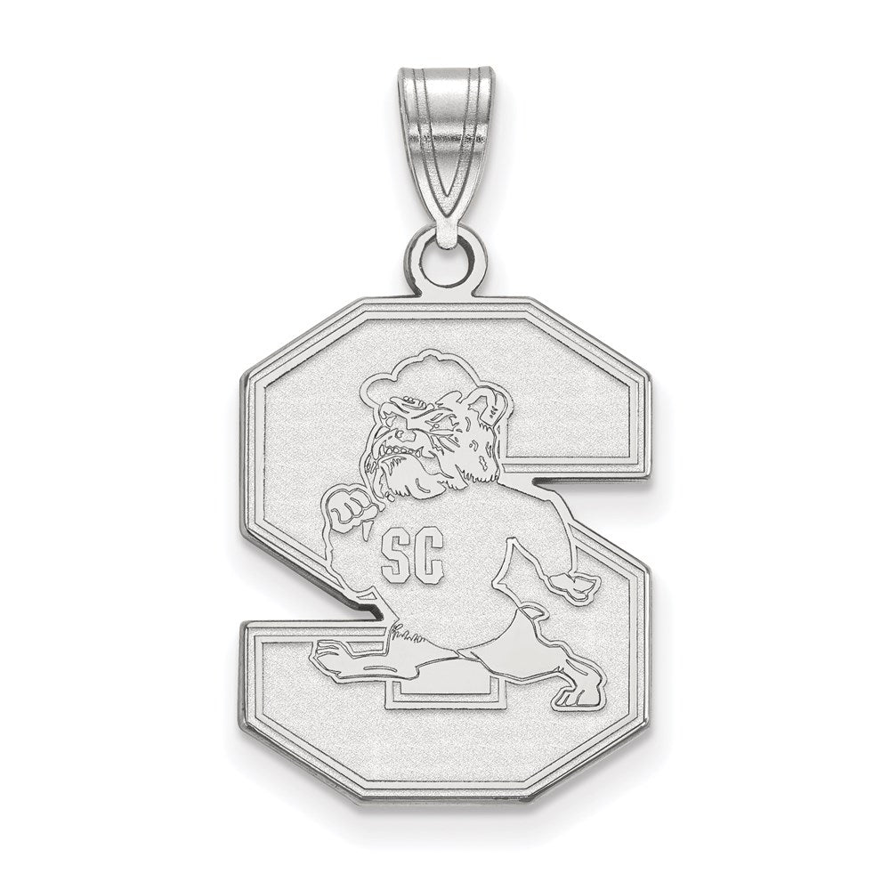 14K White Gold Logoart South Carolina State University Large Pendant