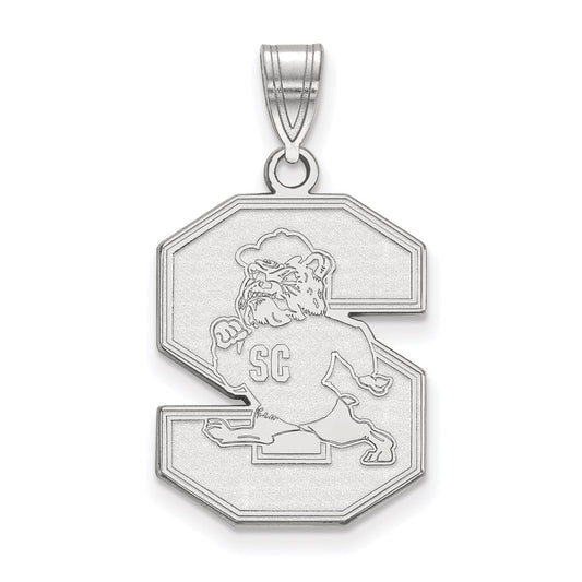 14K White Gold Logoart South Carolina State University Large Pendant