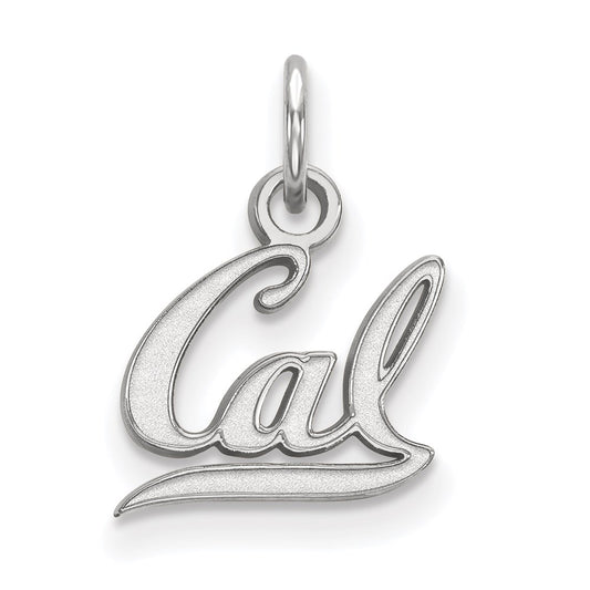 14K White Gold Logoart University Of California Berkeley Extra Small Pendant
