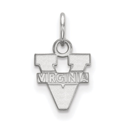 14K White Gold Logoart University Of Virginia Extra Small Pendant