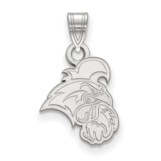 Sterling Silver Rhodium Plated Logoart Coastal Carolina University Chanticleer Small Pendant