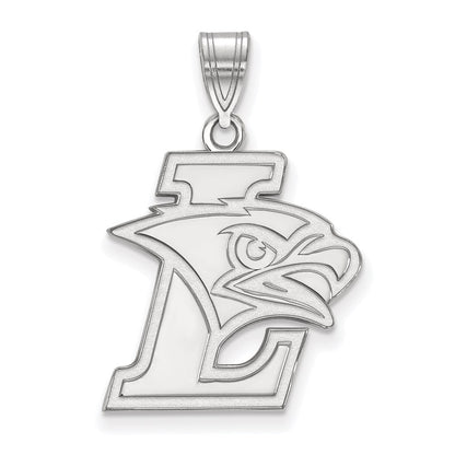 14K White Gold Logoart Lehigh University Large Pendant