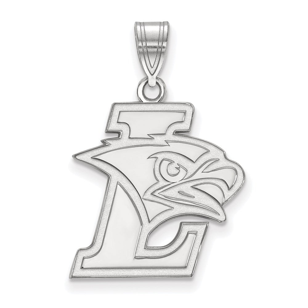 Sterling Silver Rhodium Plated Logoart Lehigh University Large Pendant