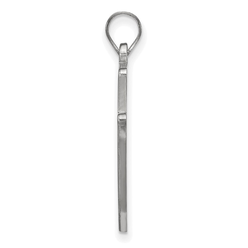 10K White Gold Logoart Southern University Jaguars Extra Large Pendant