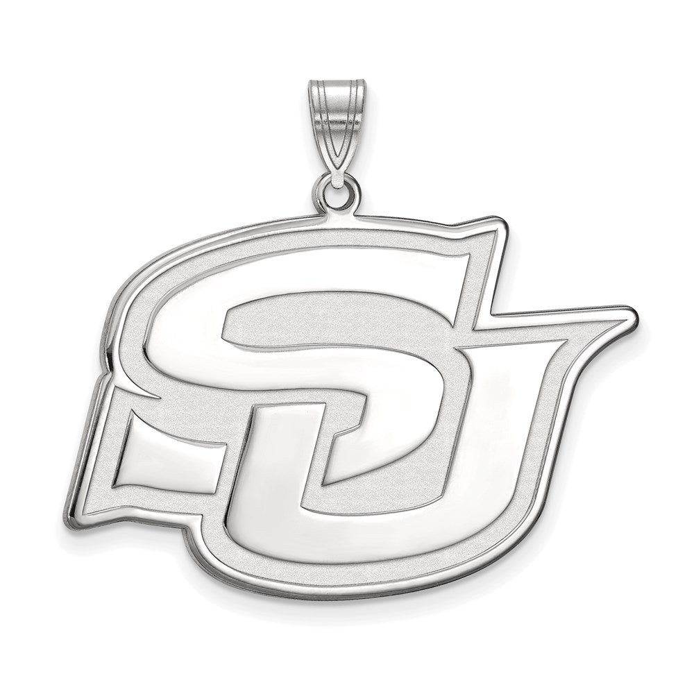 10K White Gold Logoart Southern University Jaguars Extra Large Pendant