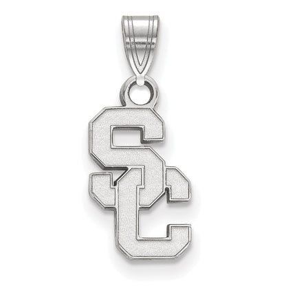 10K White Gold University Of Southern California S C Small Pendant