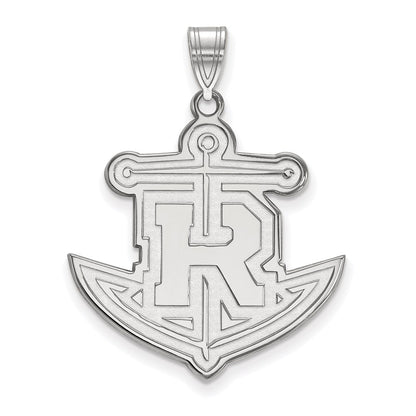 10K White Gold Logoart Rollins College Anchor Extra Large Pendant