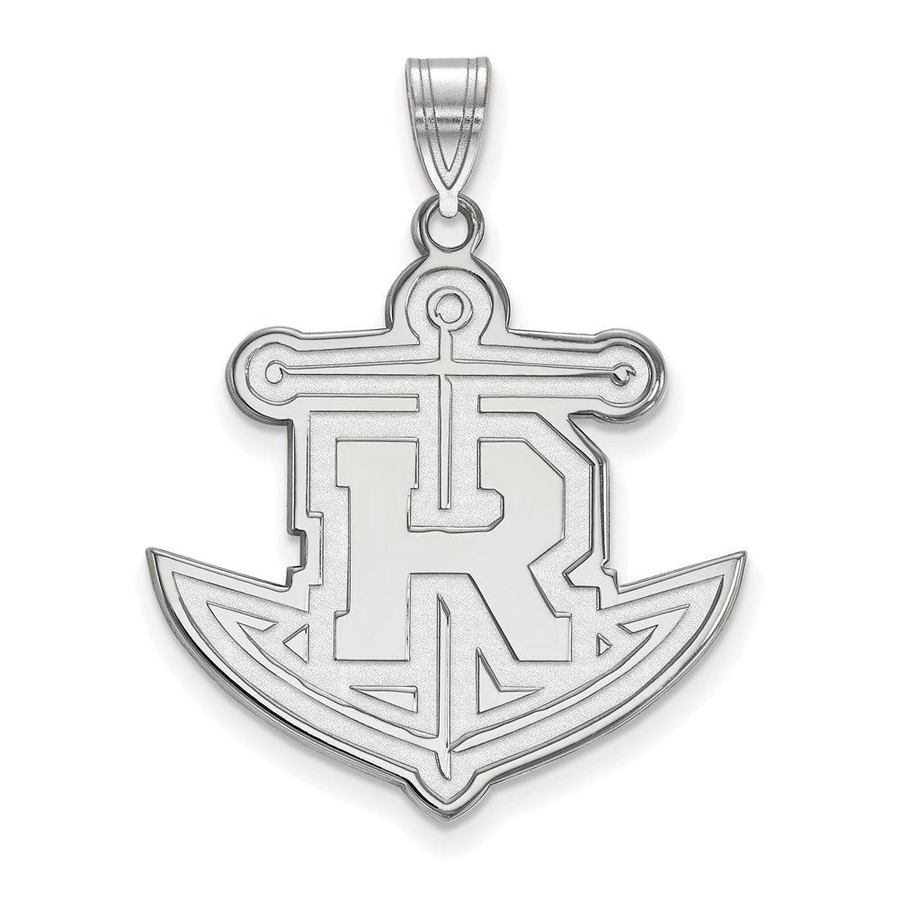 14K White Gold Logoart Rollins College Anchor Extra Large Pendant