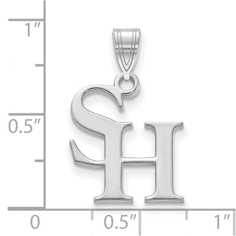 14K White Gold Logoart Sam Houston State University Medium Pendant