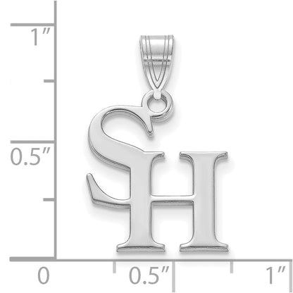 10K White Gold Logoart Sam Houston State University Medium Pendant