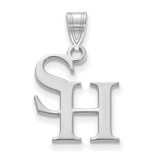 14K White Gold Logoart Sam Houston State University Medium Pendant
