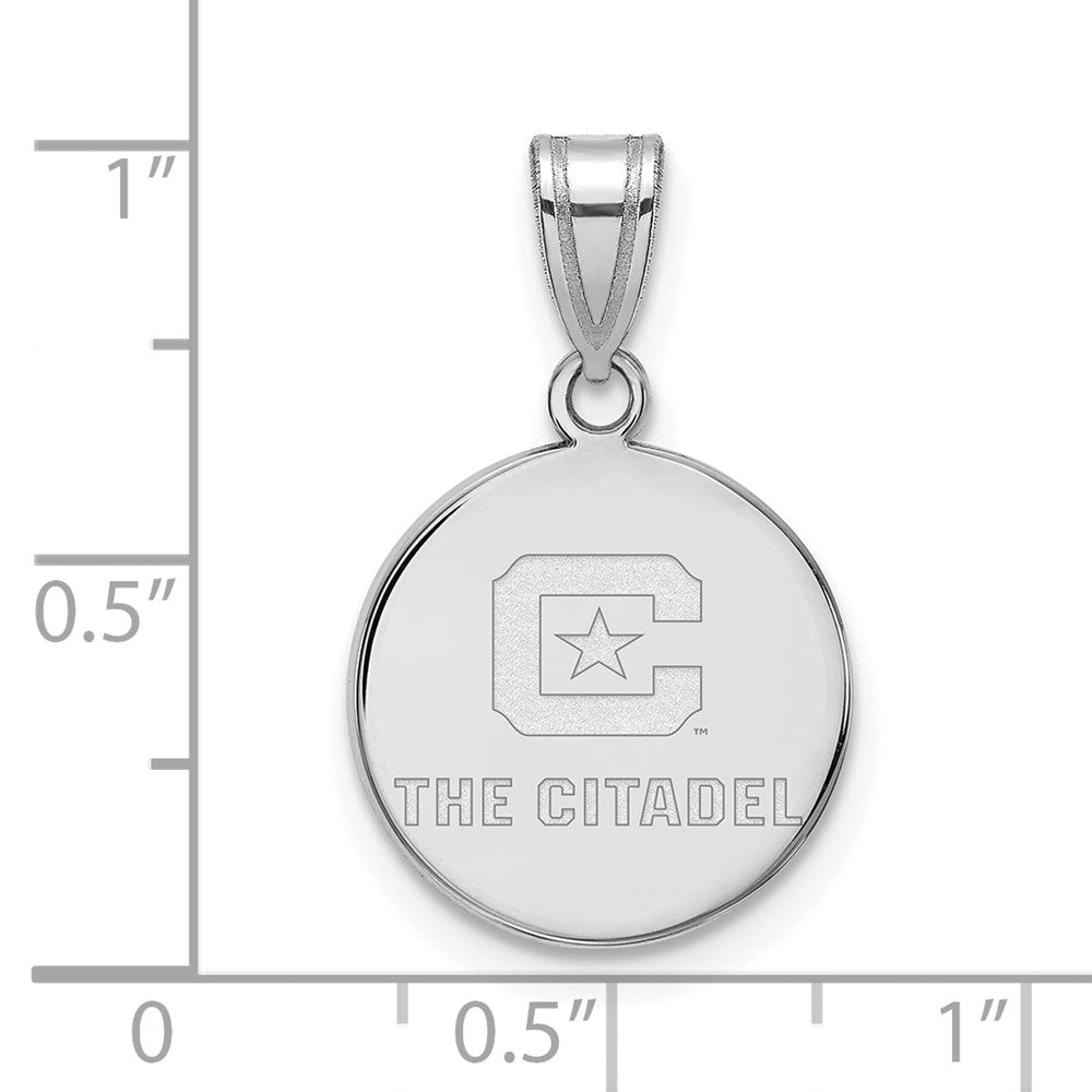 14K White Gold 14Kw Logoart The Citadel Medium Pendant
