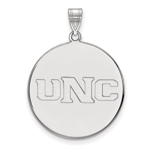10K White Gold Logoart University Of Northern Colorado U N C Extra Large Disc Pendant