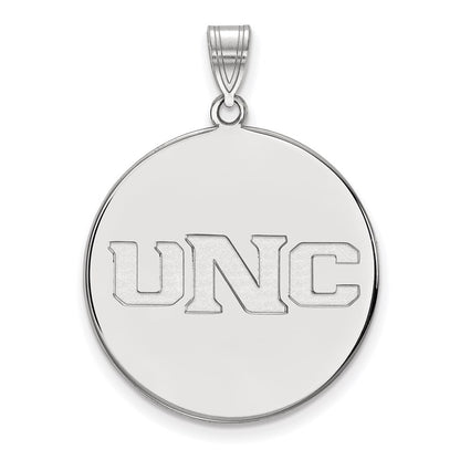 14K White Gold Logoart University Of Northern Colorado U N C Extra Large Disc Pendant