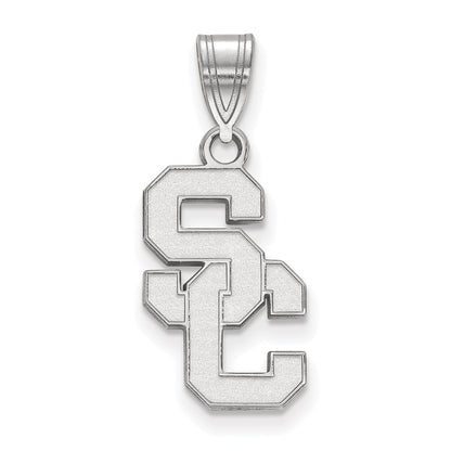 10K White Gold University Of Southern California S C Medium Pendant