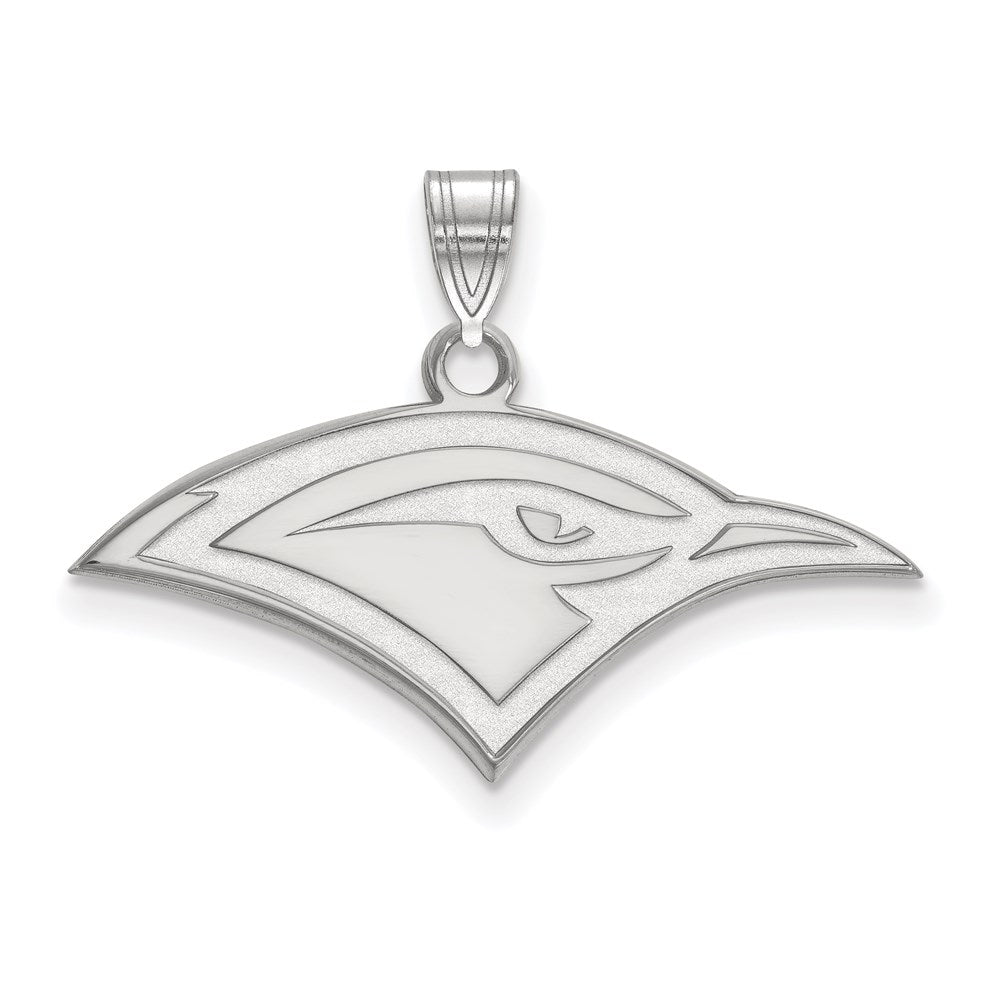 Sterling Silver Rhodium Plated Logoart University Of Tennessee At Chattanooga Mockingbird Small Pendant