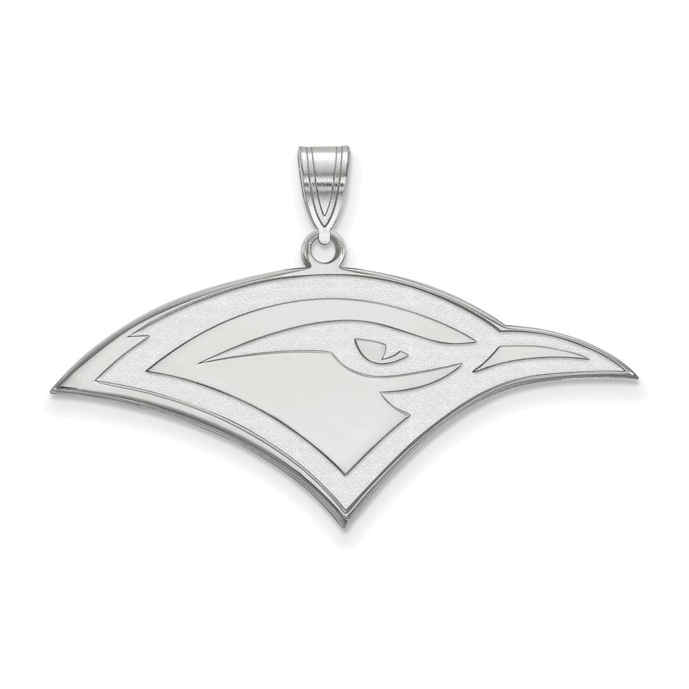Sterling Silver Rhodium Plated Logoart University Of Tennessee At Chattanooga Mockingbird Large Pendant