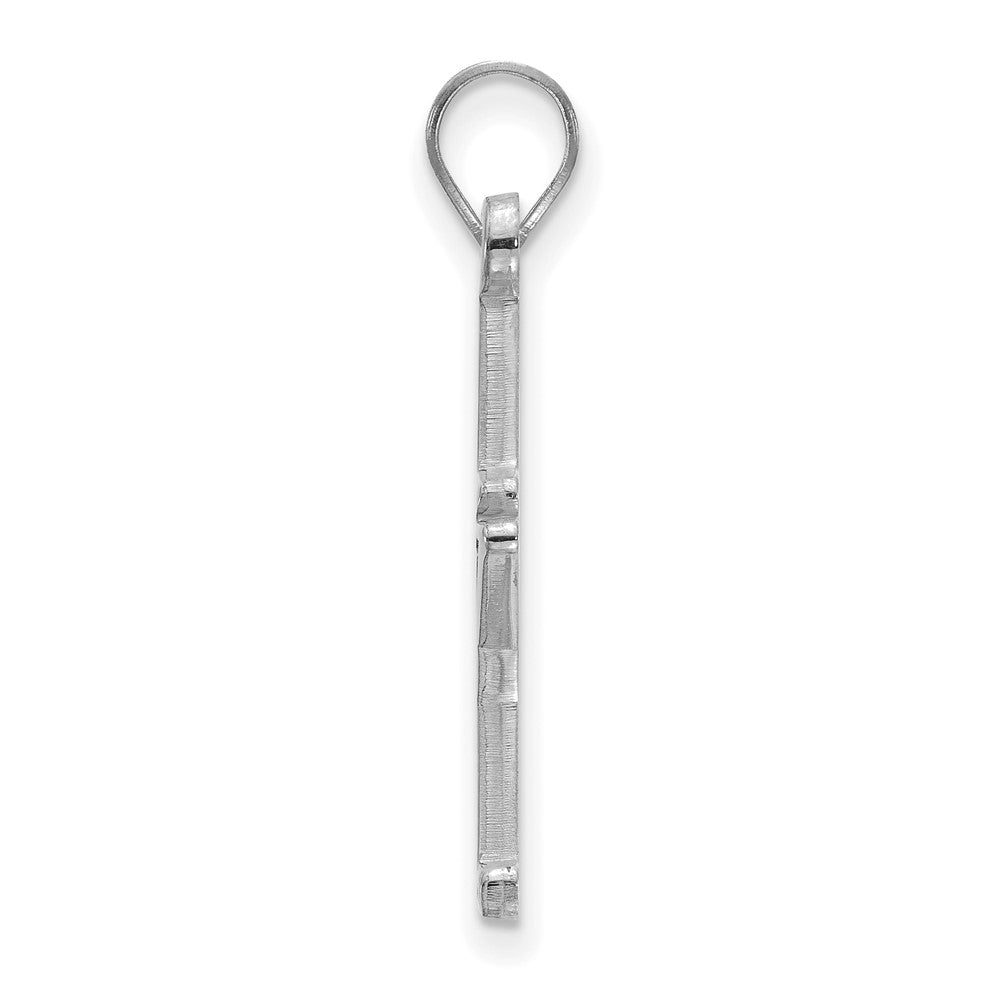 14K White Gold 14Kw Logoart Vanderbilt University Large Pendant