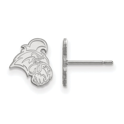 Sterling Silver Rhodium Plated Logoart Coastal Carolina University Chanticleer Extra Small Post Earrings