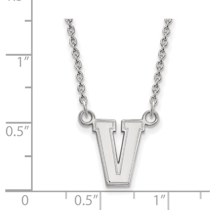 Sterling Silver S. Rh P Logoart Vanderbilt University Small Pendant Necklace