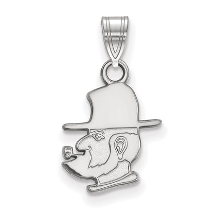 10K White Gold Logoart Appalachian State University Mountaineer Small Pendant