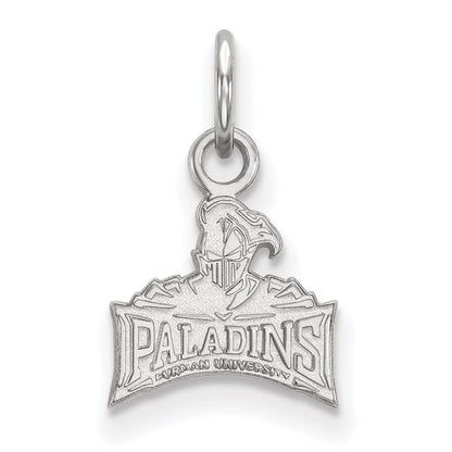 14K White Gold Logoart Furman University Paladins Extra Small Pendant