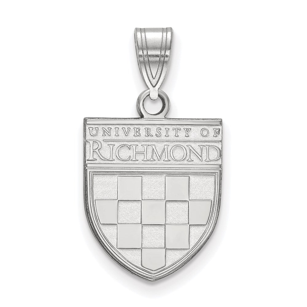 Sterling Silver Rh Plated La University Of Richmond Medium Pendant