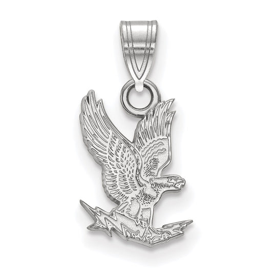 Sterling Silver Rhodium Plated Logoart United States Air Force Academy Falcon Small Pendant