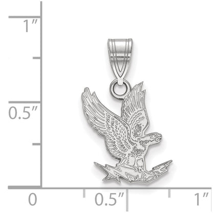 10K White Gold Logoart United States Air Force Academy Falcon Medium Pendant