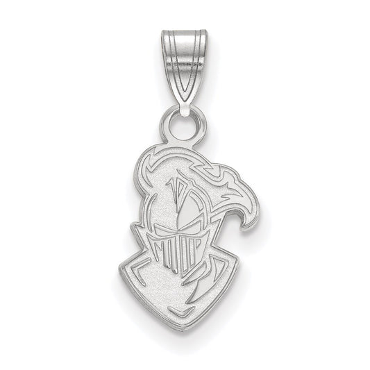 14K White Gold Logoart Furman University Paladin Small Pendant