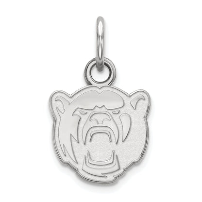 Sterling Silver Rhodium Plated Logoart Baylor University Extra Small Pendant