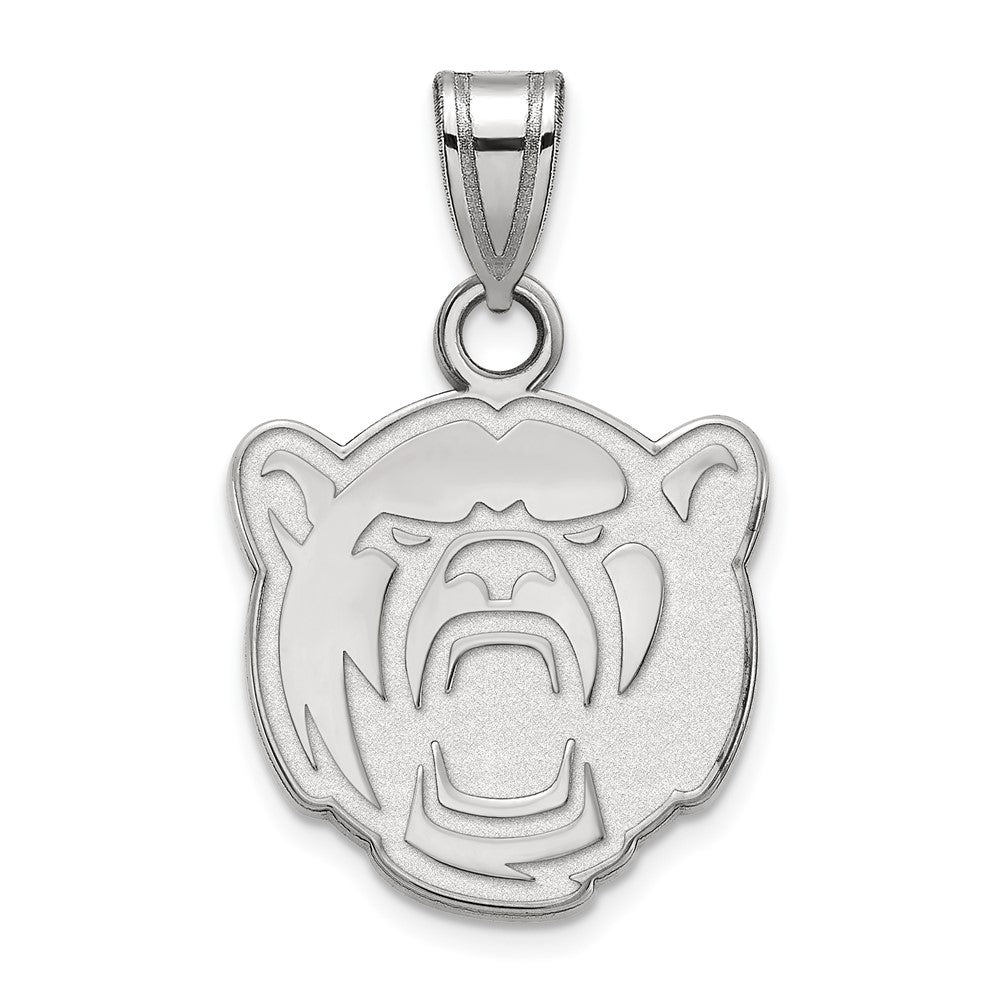 10K White Gold Logoart Baylor University Small Pendant