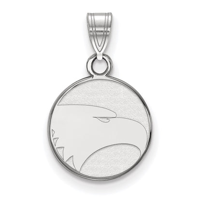 14K White Gold Logoart Georgia Southern University Eagle Small Pendant