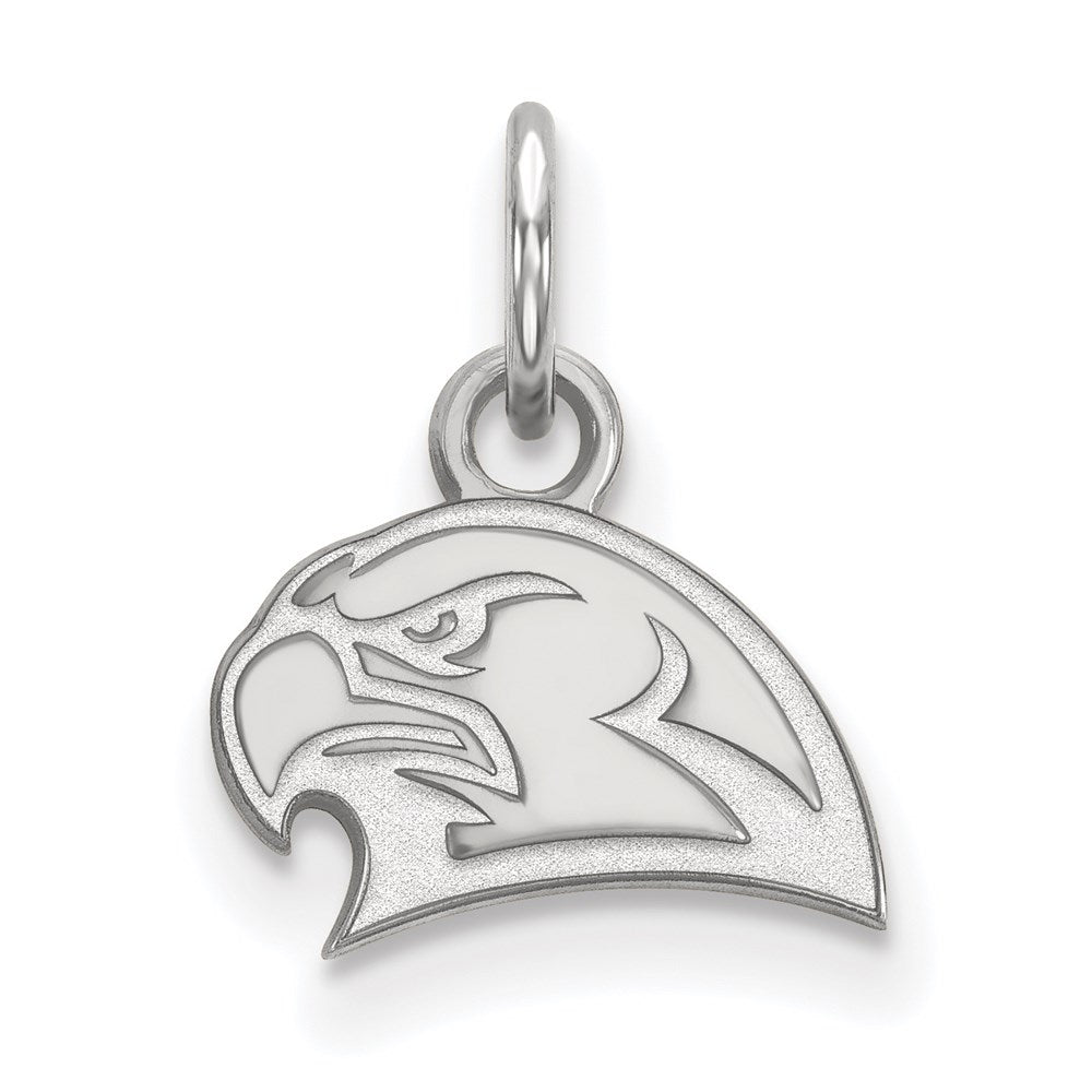 10K White Gold Logoart Miami University Ohio Redhawk Extra Small Pendant