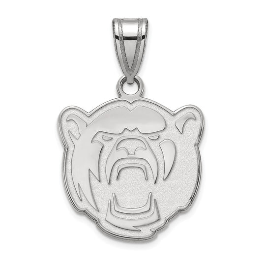 10K White Gold Logoart Baylor University Medium Pendant