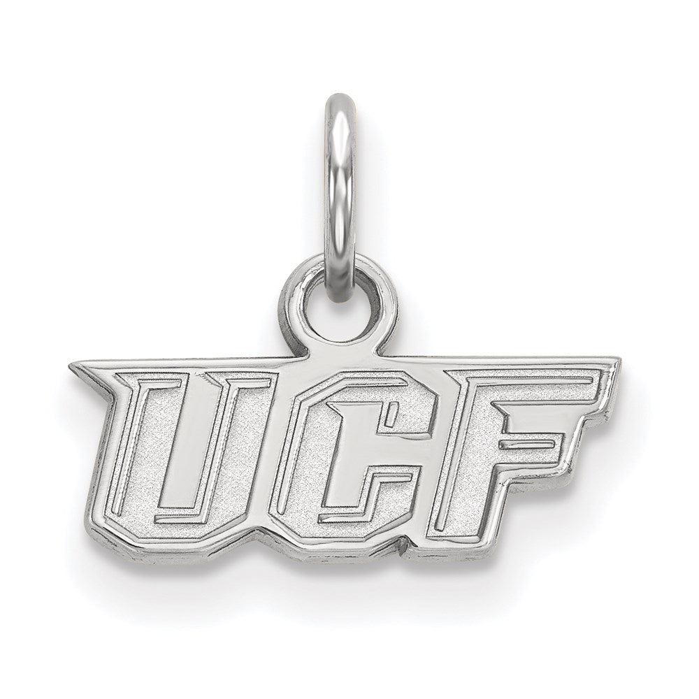 14K White Gold Logoart University Of Central Florida U C F Extra Small Pendant