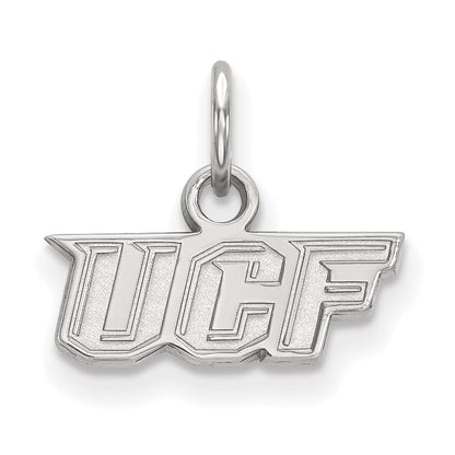 14K White Gold Logoart University Of Central Florida U C F Extra Small Pendant