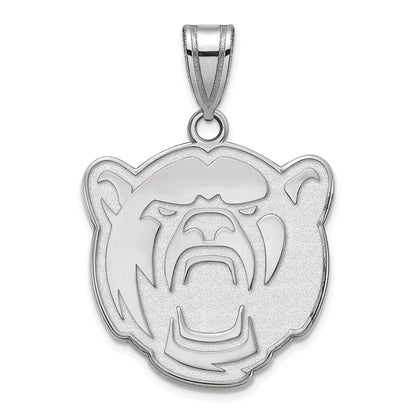 14K White Gold Logoart Baylor University Large Pendant