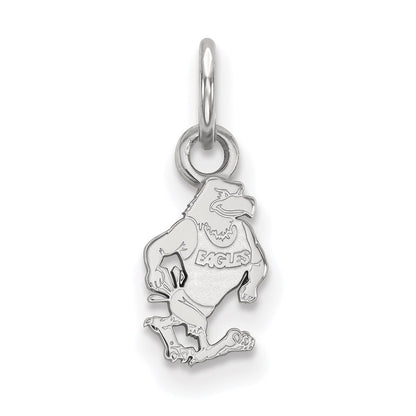 10K White Gold Logoart Georgia Southern University Eagle Extra Small Pendant
