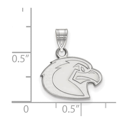 Sterling Silver Rhodium Plated Logoart Marquette University Eagle Small Pendant