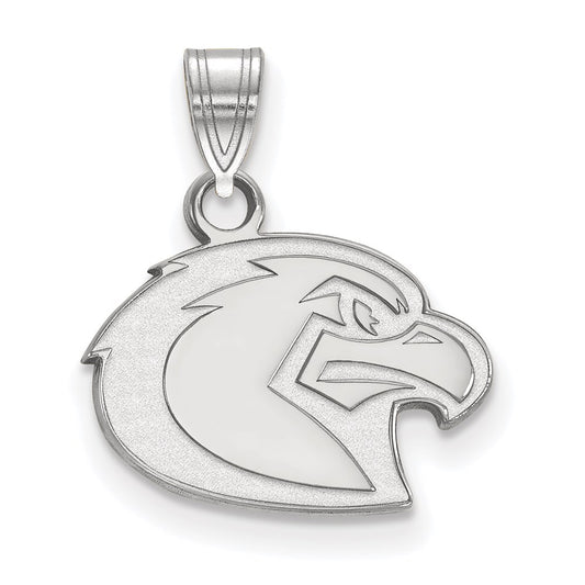 Sterling Silver Rhodium Plated Logoart Marquette University Eagle Small Pendant