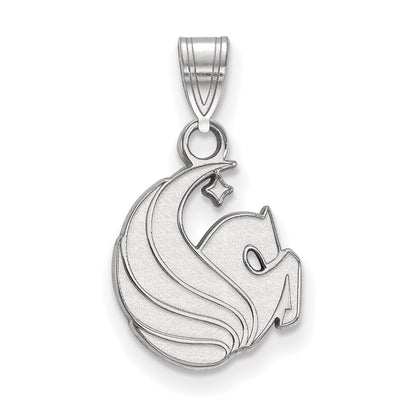 Sterling Silver Rhodium Plated Logoart University Of Central Florida Pegasus Small Pendant