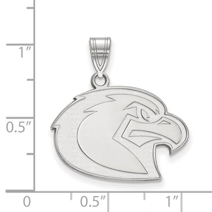 14K White Gold Logoart Marquette University Eagle Large Pendant