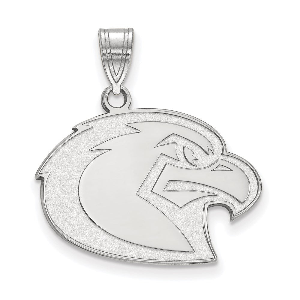 Sterling Silver Rhodium Plated Logoart Marquette University Eagle Large Pendant