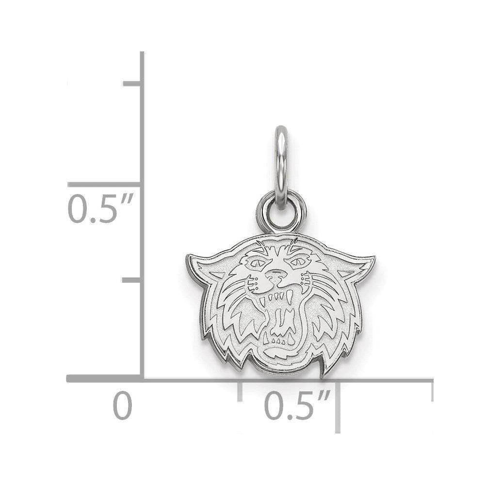 10K White Gold Logoart Villanova University Wildcat Extra Small Pendant