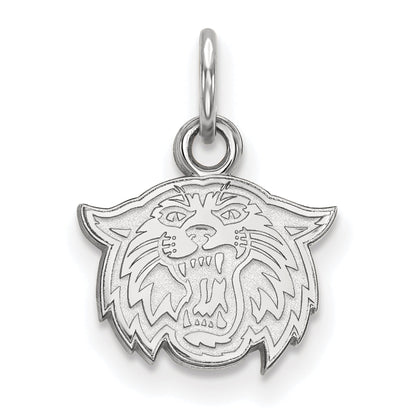 Sterling Silver Rhodium Plated Logoart Villanova University Wildcat Extra Small Pendant