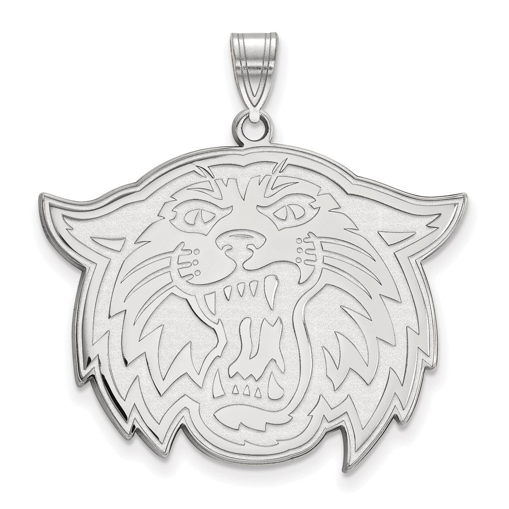 Sterling Silver Rhodium Plated Logoart Villanova University Wildcat Extra Large Pendant
